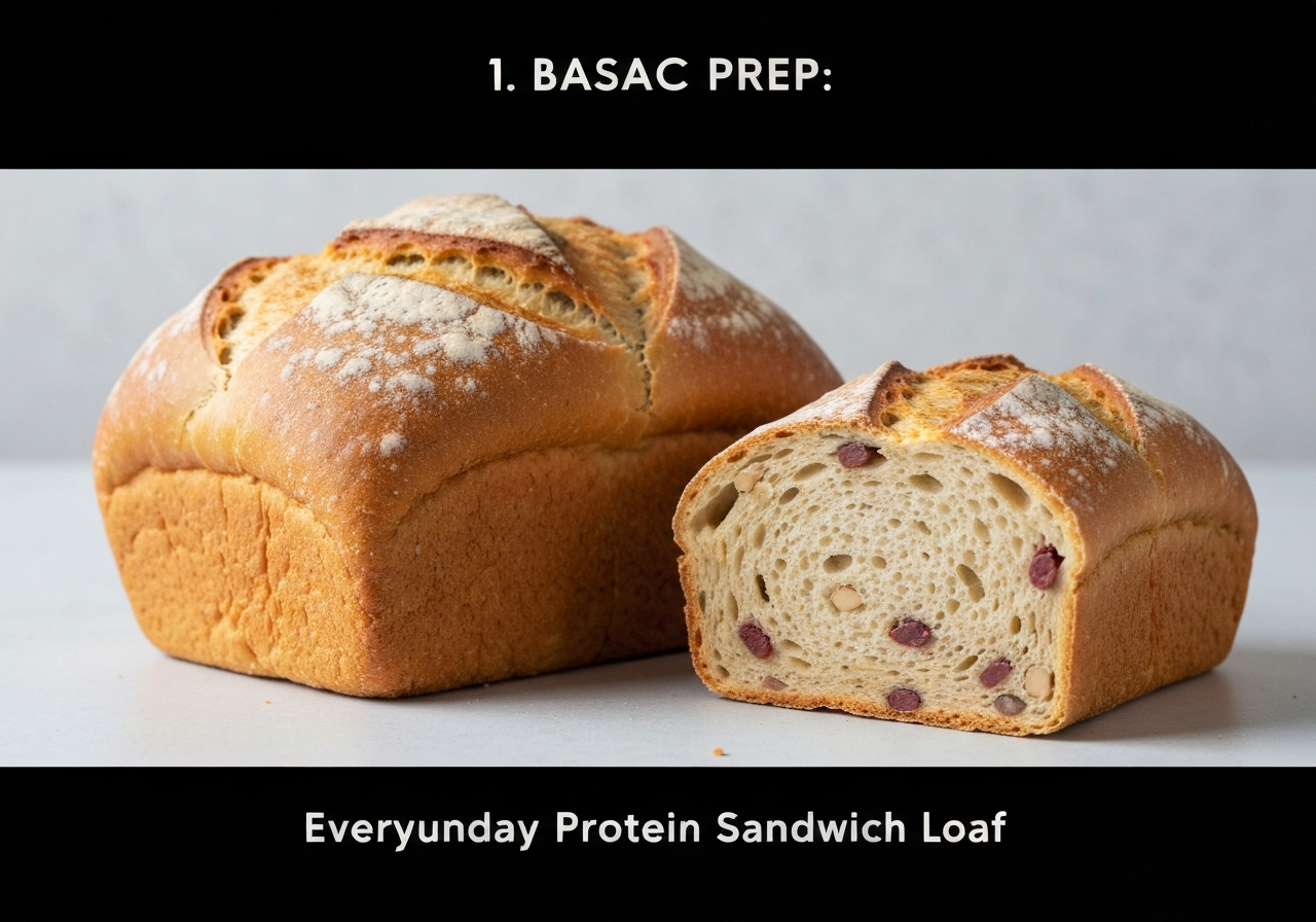 1. Basic Prep: Everyday Protein Sandwich Loaf 1. Basic Prep: Everyday Protein Sandwich Loaf