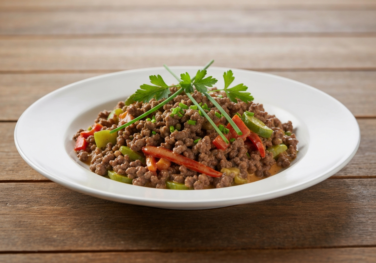 2. 15-Minute Quick Meal Ground Beef Stroganoff