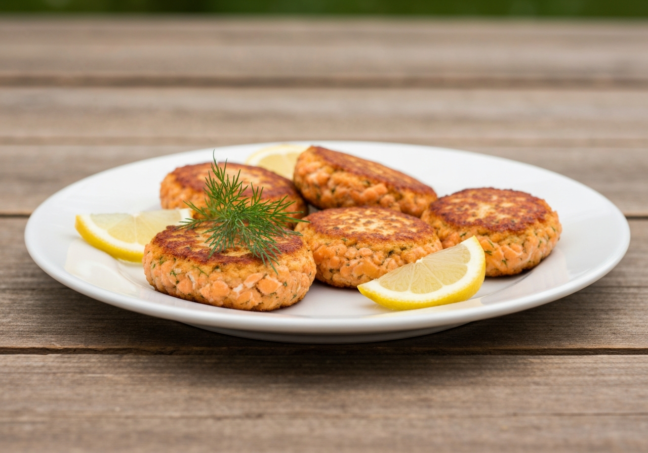 1. Basic Meal Prep Salmon Patties