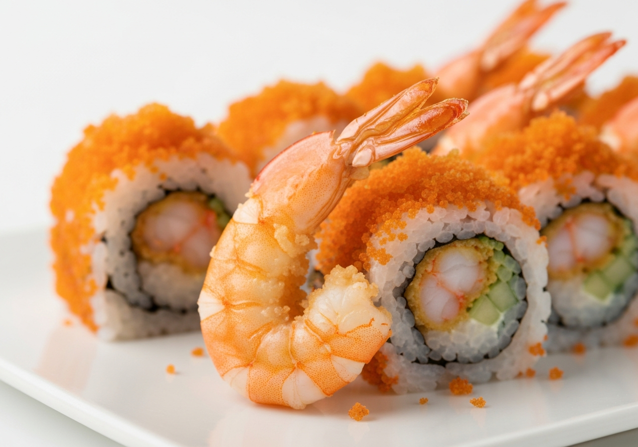Q2: How many calories are in a typical Shrimp Tempura Roll?